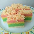 Cooksnap dari Yuliawaty untuk resep Bolu Pelangi Kukus Simpel (6 bahan)