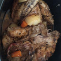 El cooksnap de silvia cuando hizo Conejo a la Erdogan (Olla de cocción lenta-SlowCooker-CrockPot).