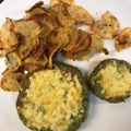 El cooksnap de Marta cuando hizo Hamburguesas de pollo, queso y espinacas ¡caseras! En la freidora de aire (Airfryer).