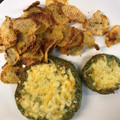 El cooksnap de Marta cuando hizo Hamburguesas de pollo, queso y espinacas ¡caseras! En la freidora de aire (Airfryer).