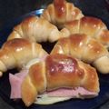 El cooksnap de Maria Leguizamon cuando hizo Medialunas con jamón y queso.