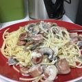 El cooksnap de Juan Antonio Mondaca cuando hizo Tallarines con salsa.