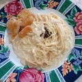 Cooksnap dari Meiryani untuk resep Spaghetti saus carbonara simpel