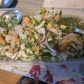 El cooksnap de Mariana Gomez Rueda cuando hizo Aguachile.