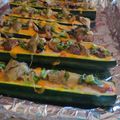 Mommyluvs2cook's cooksnap of when they made Zucchini pizza.