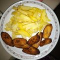 Anisa Maishanu's cooksnap of when they made Fried Irish with egg and plantain.