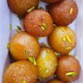 Nazia Qureshi's cooksnap of when they made Gulab Jamun.
