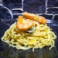 Cooksnap Erna Hezreen Hamzah semasa beliau membuat Pasta Goreng Simple.