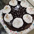 Gunjan's Kitchen's cooksnap of when they made Black forest cake (No egg, No Maida).