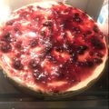El cooksnap de Itzia Escobar cuando hizo Cheesecake (sin horno).