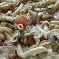 Fehérné Polak Nikolett Cooksnap-ja, amikor elkészítette a(z) Cukkinis spagetti bacon-nel receptet.