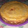 El cooksnap de Lorena varela cuando hizo Torta imposible con flan y bizcochuelo en caja, súper fácil.