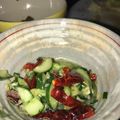 รูป Cooksnap ของ Ladapan Thongpuang เมื่อเขาทำ ยำซูกินี ยำแตงกวาญี่ปุ่น กับแกล้ม