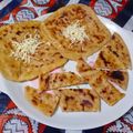 Sapana Kanani's cooksnap of when they made ચીઝ પરાઠા (cheese paratha recipe in Gujarati).
