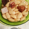 El cooksnap de Marcos Bahamontes cuando hizo Fabada asturiana.