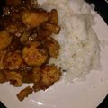 El cooksnap de Sindy Rivas cuando hizo Pollo salteado con piña.