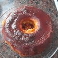 El cooksnap de norma suarez cuando hizo Budín de pan, realizado a baño María en olla essen.