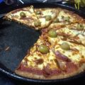 El cooksnap de Araceli Santalla cuando hizo Pizza integral tomate anchoas, olivas y albahaca.