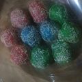 Cooksnap dari Yui AzuKi untuk resep 86. Onde - Onde Mini Colorful Isi Keju Manis