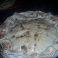 El cooksnap de Katherina Gaggero cuando hizo Tarta de cebolla y quesos.