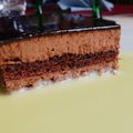Cooksnap από Γεωργία Θ. στη συνταγή Σοκολατίνα με κρέμα πατισερί και μους σοκολάτας😍💕
