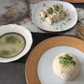 Cooksnap dari melda80 untuk resep Hainanse chicken rice/Nasi ayam Hainan