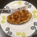 El cooksnap de Chicas Com2be cuando hizo Berenjenas al horno rellenas de carne.