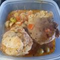 El cooksnap de Selena Grimes Rodriguez cuando hizo Pollo guisado con champiñones y aceitunas.