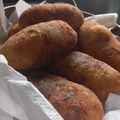 El cooksnap de Marisol Melgarejo cuando hizo Papas rellenas pino de carne y huevo duro.
