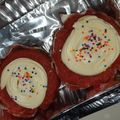 El cooksnap de Sonya Krito cuando hizo Cupcakes red velvet.