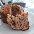 El cooksnap de Carolina Suarez cuando hizo Pan dulce navideño light.