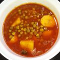 Bushra Mazhar's cooksnap of when they made Alu matar.