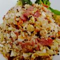 Wei Li 的 炒飯系列-金沙培根炒飯 cooksnap