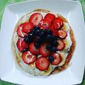 El cooksnap de Vanesa Ojeda cuando hizo Panqueques de avena con Yogur (fit).