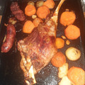 El cooksnap de Sergio cuando hizo Pata / Pierna de cordero al horno.