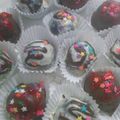 El cooksnap de yuliethernandez cuando hizo Trufas de chocolate negro.