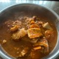 El cooksnap de Walter Parula cuando hizo Cazuela de Mondongo.