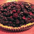 El cooksnap de Eli Aguado cuando hizo Tarta con frutos rojos.