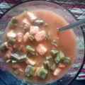 El cooksnap de Cyn cuando hizo Caldillo de jitomate con queso y nopales.