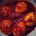 Cooksnap Rose Nani Nizah Nayan semasa beliau membuat Sambal Telur Pengantin.