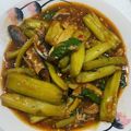 รูป Cooksnap ของ เย็นนี้กินอะไรดี ? เมื่อเขาทำ ผัดสายบัวปลากระป๋อง