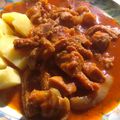 Győri Tibor Cooksnap-ja, amikor elkészítette a(z) Csülkös pacalpörkölt receptet.