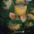 Cooksnap dari Karlina.Kitchen untuk resep Sayur Bening Bayam Jagung