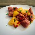 El cooksnap de CocinarParaCuatro cuando hizo Pavo estofado.