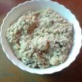 El cooksnap de Ramón Suárez cuando hizo Risotto de camarones con queso Paraguay.