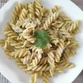 El cooksnap de Regina Hernandez cuando hizo Spaghetti cremoso con queso de bola holandés y perejil.