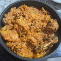 El cooksnap de Marina cuando hizo Guiso de arroz con pollo 🍗 Algo calentito, fácil y económico de hacer!.