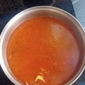 El cooksnap de Anye Fernández cuando hizo Sopa de mariscos y pescados congelados y gambas frescas.