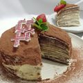 Cooksnap dari Agnes エミリア 💕 untuk resep Tiramisu Mille Crepes (Creamy and Melt in your mouth! 😋👍)