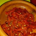 El cooksnap de Ciiro Caballero cuando hizo Morrones asados.